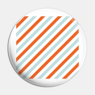 Blue & Orange Stripes Pin
