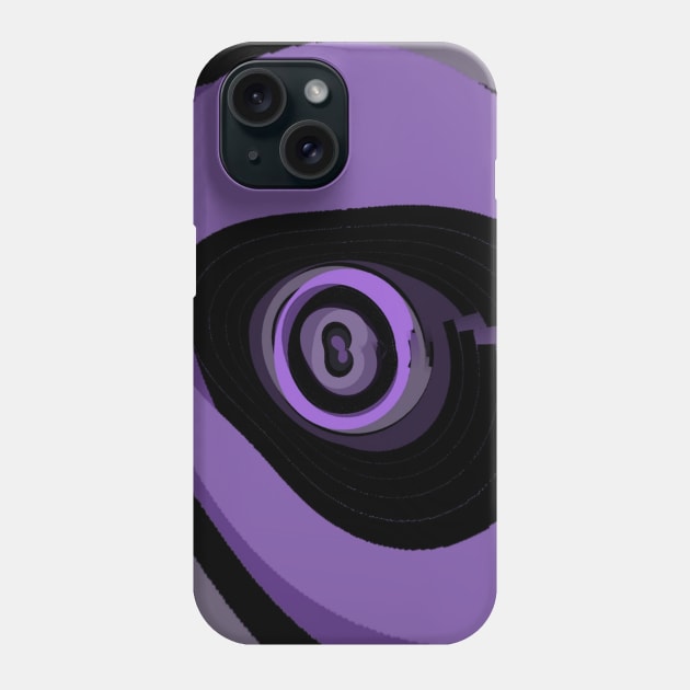 Mod Art Retro Purple Phone Case by Moon Art