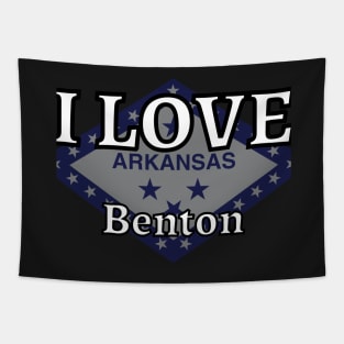 I LOVE Benton | Arkensas County Tapestry