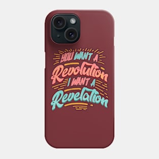 revolution and revelation Phone Case