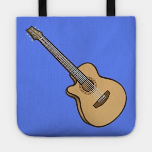 Left handed acoustic guitar Tote