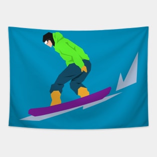 Snowboarder Tapestry