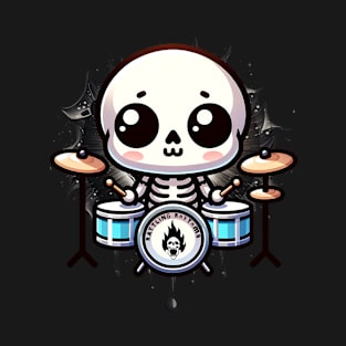 Skeleton Drummer Rattling Rhythms T-Shirt