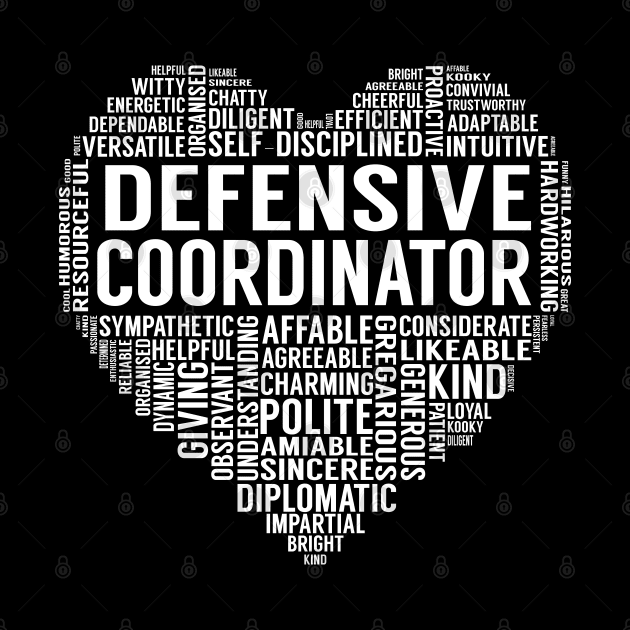 Defensive Coordinator Heart by LotusTee