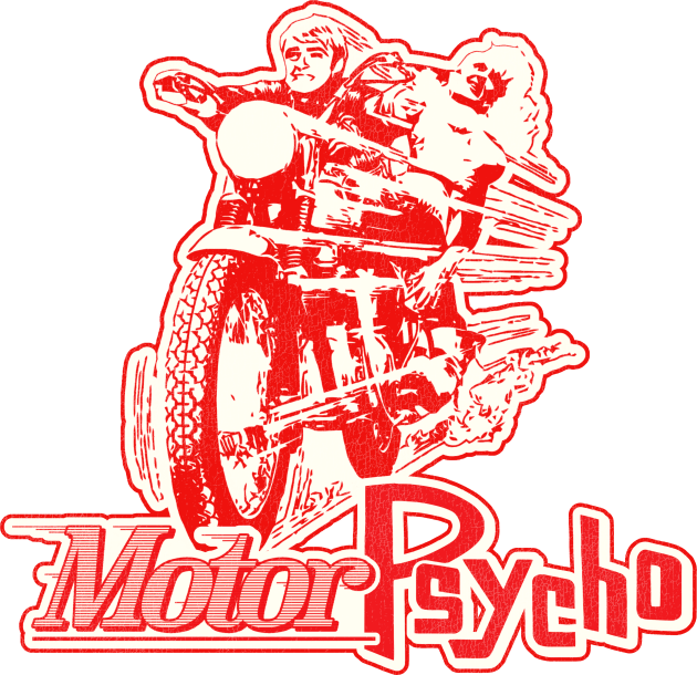 Motor Psycho 60s Cult Motorcycle Gang Movie Kids T-Shirt by darklordpug