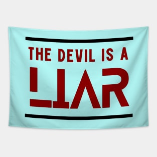 The Devil Is A Liar Tapestry