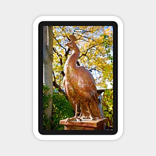 Bronzed Peacock in Autumn Magnet