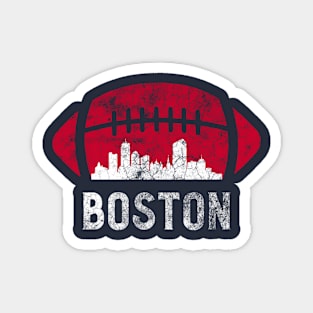 Boston Football Magnet