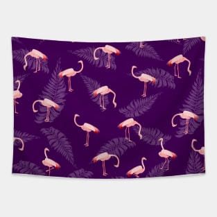 Pink Flamingos pattern Tapestry