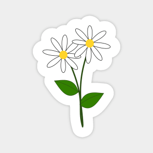 Couple of classic daisies Magnet