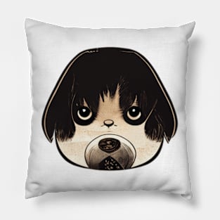 Sad Chibi dog Pillow
