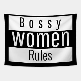 bossy women rules Tapestry