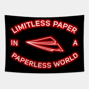 Limitless Paper In A Paperless World Tapestry