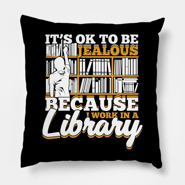 Library Librarian Gift Pillow by Dolde08