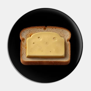 Cheese Toast Bread Sandwich Vintage Yummy Kawaii Coffee Pin