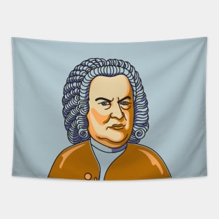 Johann Sebastian Bach - Famous classical music composer Tapestry