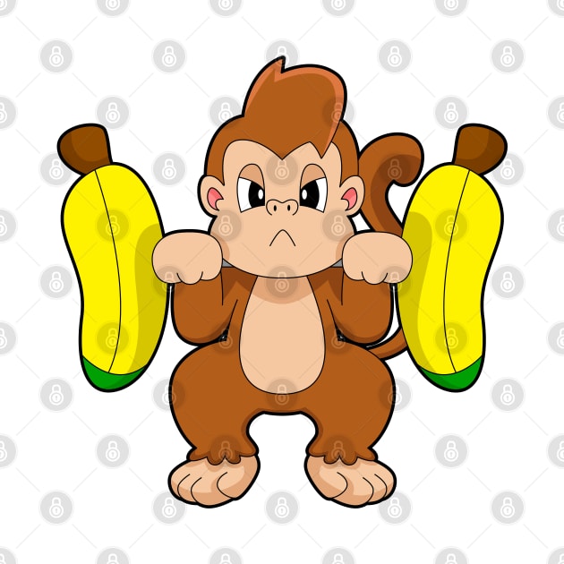 Monkey Banana Dumbbell by Markus Schnabel