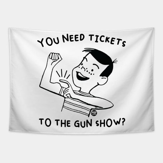 gun show Tapestry by toddgoldmanart