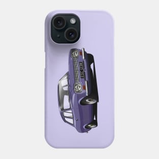 Ford Escort Mk 1 in purple velvet Phone Case