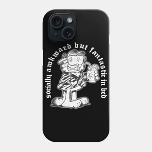 Socially Awkward But Fantastic In Bed / Meme Humor Design Phone Case