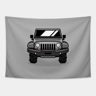 Silver Jeep Tapestry