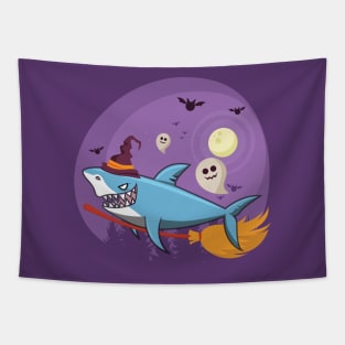 Shark witch Tapestry