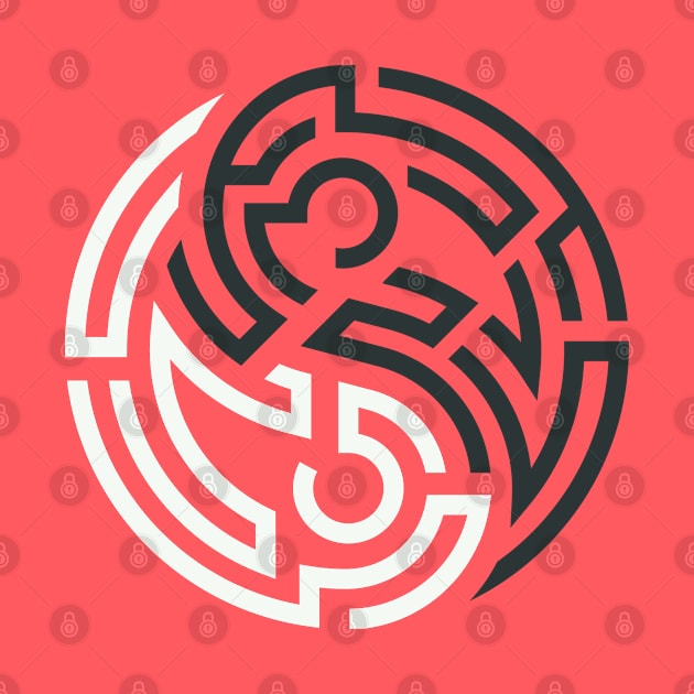 Yin Yang Maze by Mako Design 