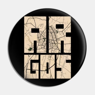 Argos, Greece City Map Typography - Vintage Pin