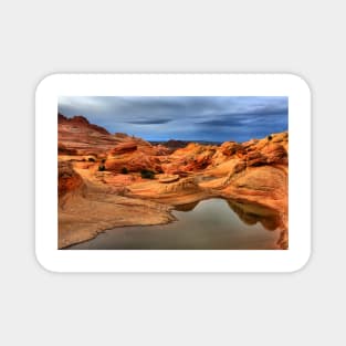 Pools And Petrified Sand Dunes Magnet