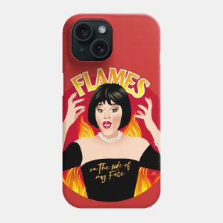 Flames on the side of my face! Phone Case