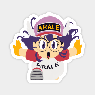 Arale chan running Magnet