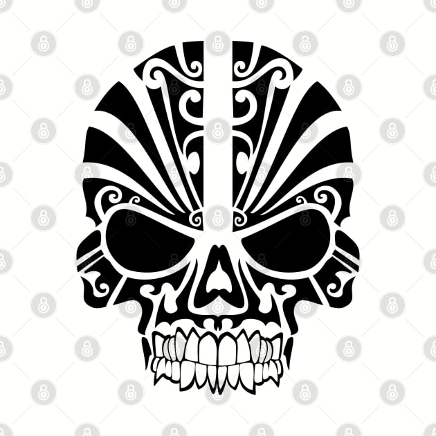 Tribal - Skull Design by Fiondeso