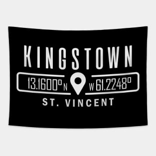 Kingstown, St Vincent and the Grenadines GPS Location Tapestry