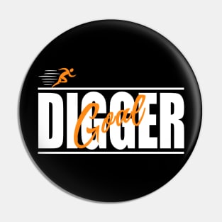 Run Goal Digger Pin