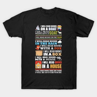 I Will Read Books On A Boat Reading T-Shirt Gift For Readers I Will Read Books On A Boat Reading T-Shirt Gift For Readers