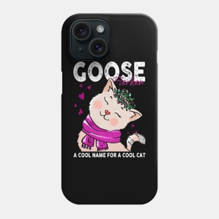 Goose Cool Name For A Cat Cartoon Style Phone Case