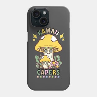 Kawaii Capers: Mushroom Party Vibes Phone Case