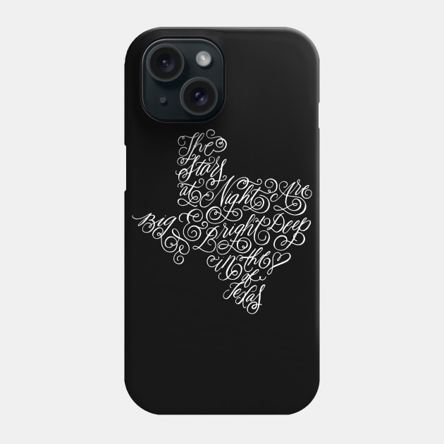 Deep in the Heart of Texas Phone Case by Roden and Co. 