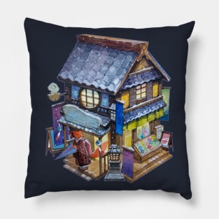 Fox house Pillow