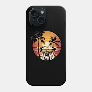 Sunset Bulldog Phone Case