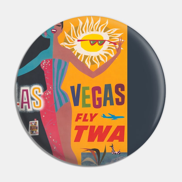 Las Vegas Pin by CozyCanvas