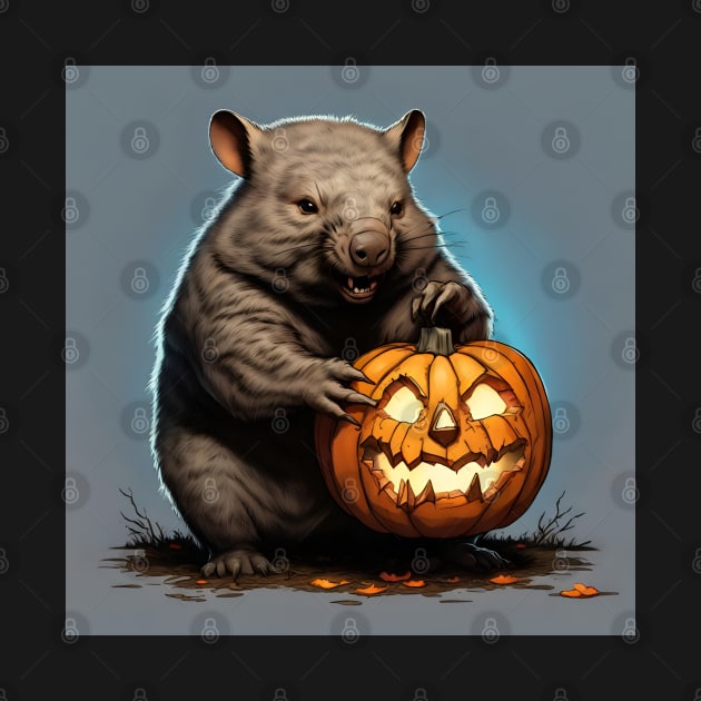 Halloween Wombat v.2 by TheWombatsDen