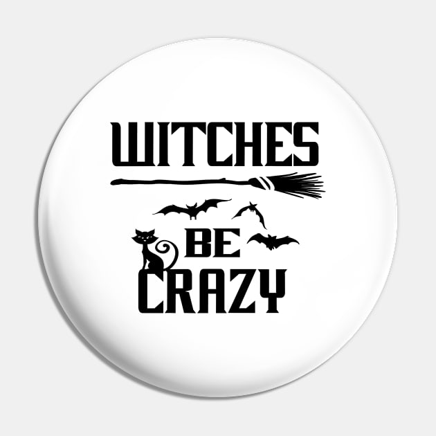 Pumpkin Halloween Witch Party Costume Gift Pin by DHdesignerPublic