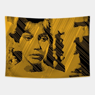 Retro 70s Mod Girl Tapestry