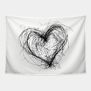 Heart symbol Tapestry