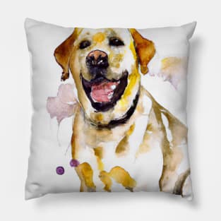 Labrador Retriever Watercolor - Dog Lover Gifts Pillow