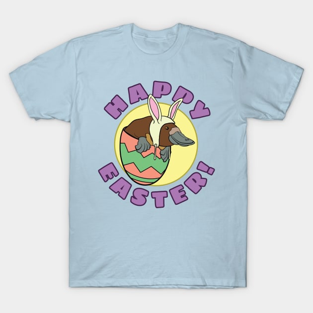 Cute Easter Platypus With Bunny Ears And Eggs T Shirt Cute Easter Platypus With Bunny Ears And Eggs T Shirt