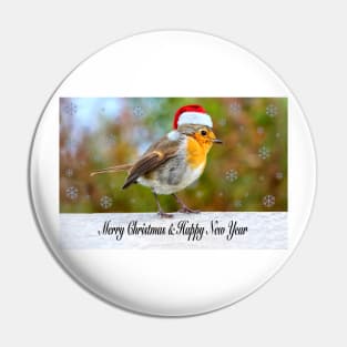 Christmas Robin Pin