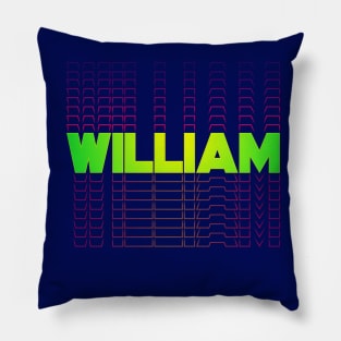 William gift idea for boys men first given name William Pillow