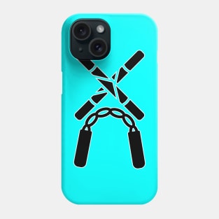 Nunchuks! The weapon of a true martial arts warrior! Phone Case